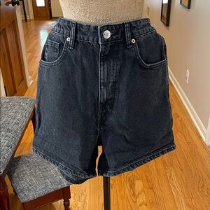 Zara Black Jean Shorts for Women